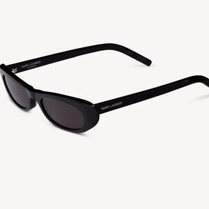 Saint Laurent SL 557 Shade Sunglasses – Black | Made in Italy | $495 Cat-Eye